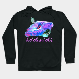 Give Joy - Hawaiian Hibiscus Design - Hawaiian Language Hoodie